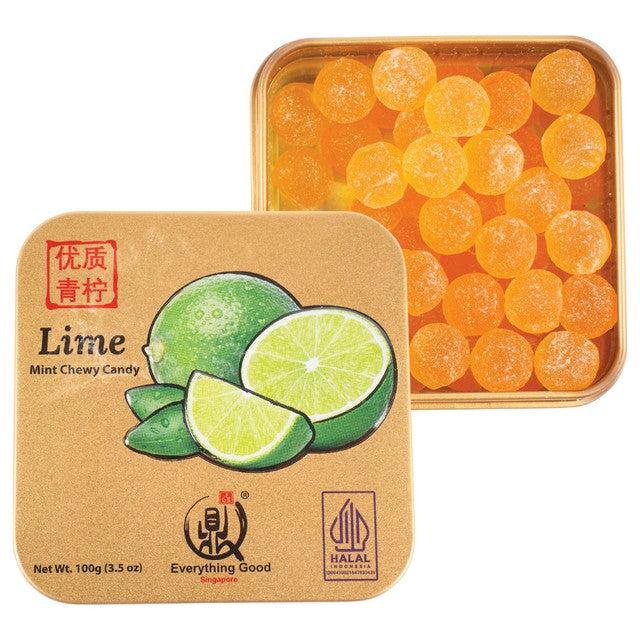 Everything Good Malaysia | All Flavors Premium Mint Chewy Candy 100g Tin - Low Sugar, Halal Certified